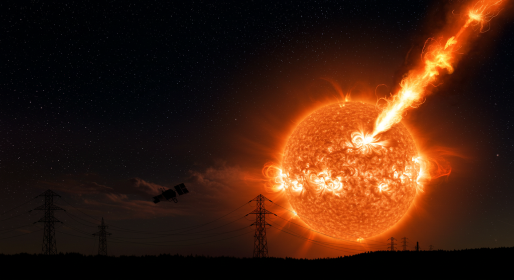 The impact of solar flares